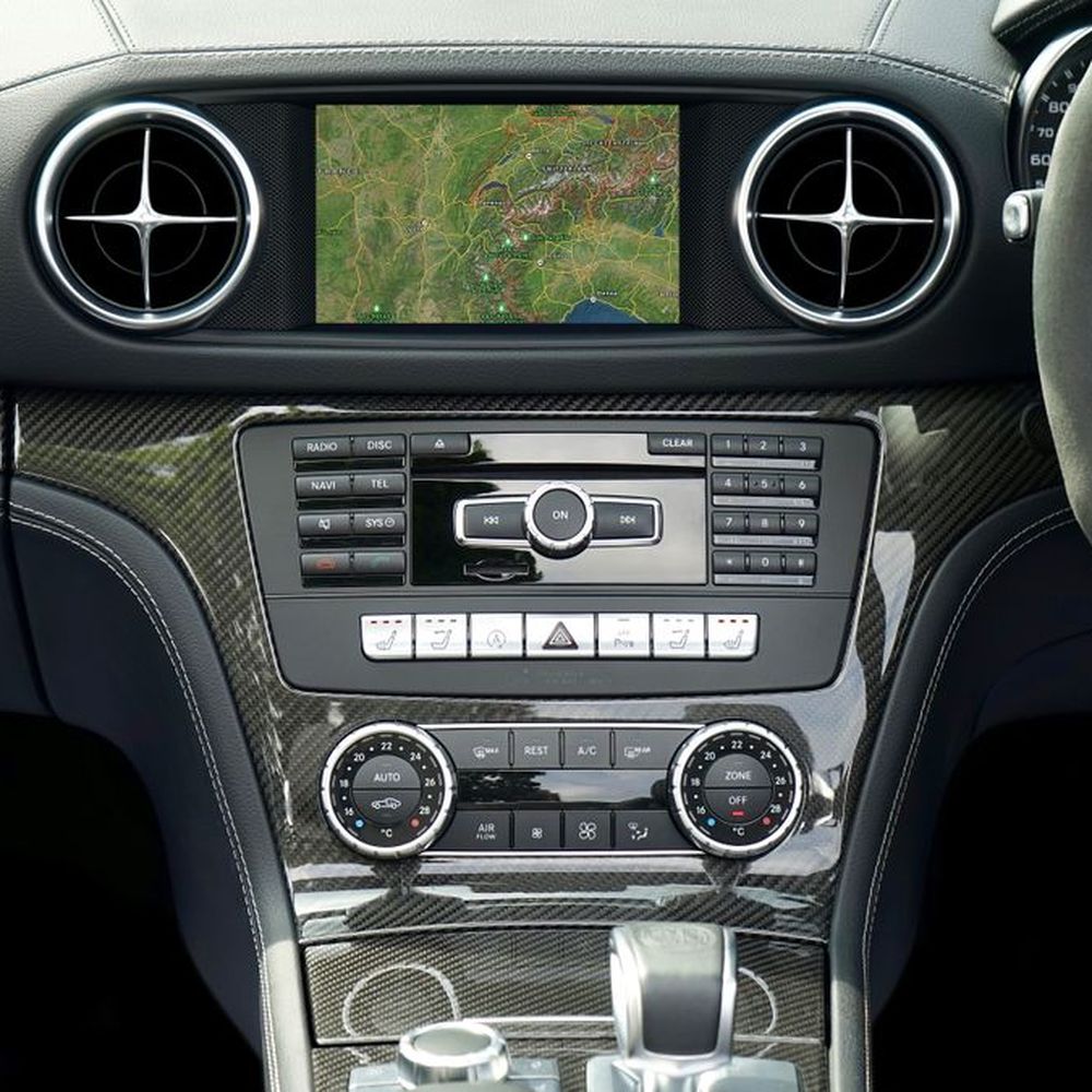 A car centre console and stereo head unit